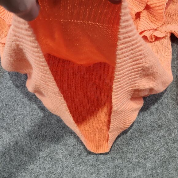 Lilly Pulitzer Orange Ruffle Sweater - Picture 10 of 14